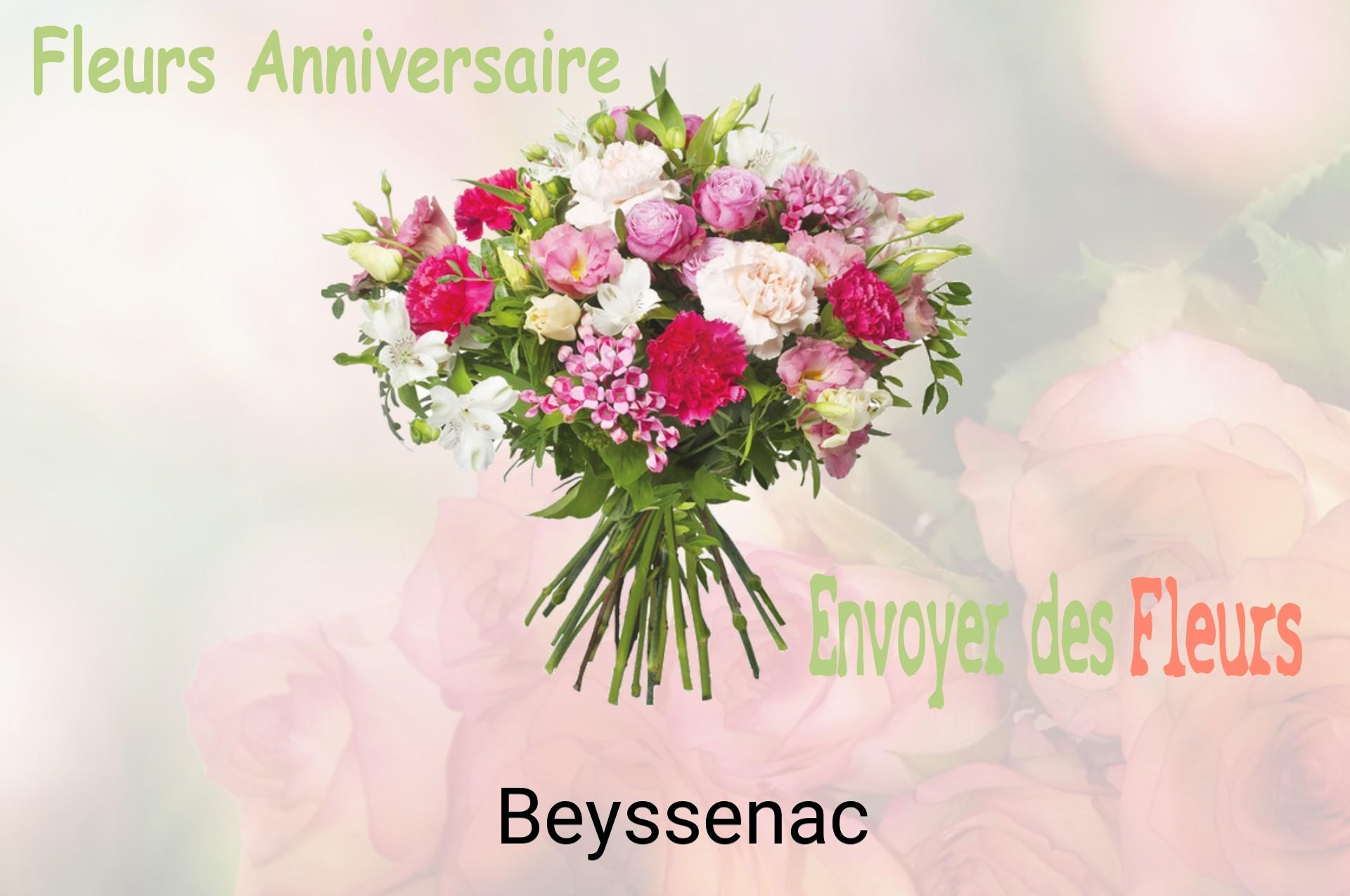 Bouquet de fleurs d’anniversaire livré à Beyssenac
